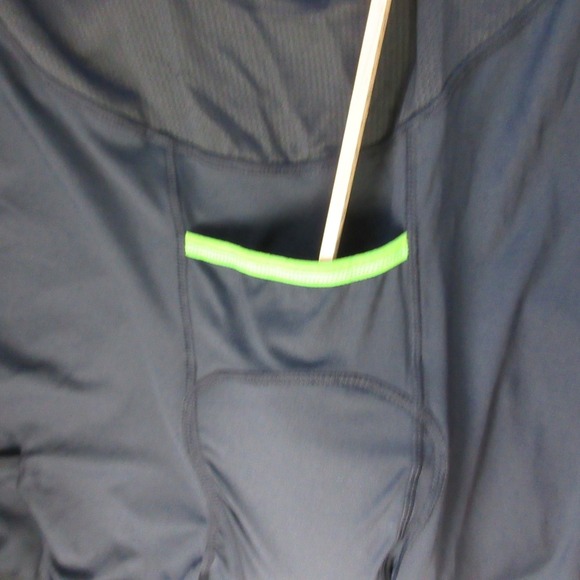 ZOIC Cycling Bib Shorts Men XL Black Padded Bike Biking Pockets Activewear 306 - Picture 10 of 16